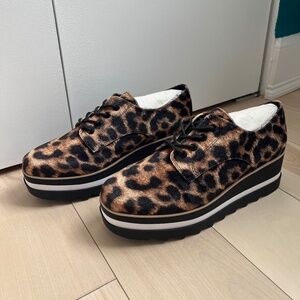 Aldo Leopard Print Platform Shoe | Size 8, Never Worn